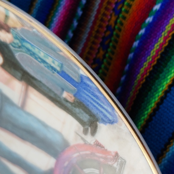 Vintage Harley-Davidson 1987 Christmas Decorative Ceramic Collectors Plate - Picture 12 of 14